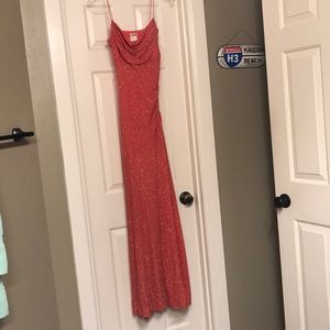 Glitter prom dress